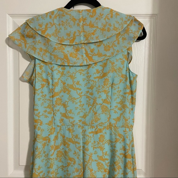 🔥NWT Sachin & Babi Annemarie Ruffle Toile du Jouy - Picture 9 of 14